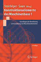 Konstruktionselemente Des Maschinenbaus 1