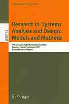 Research in Systems Analysis and Design