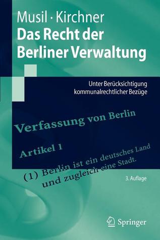 Das Recht Der Berliner Verwaltung