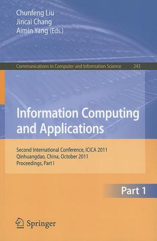 Information Computing and Applications