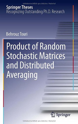 Product of Random Stochastic Matrices and Distributed Averaging