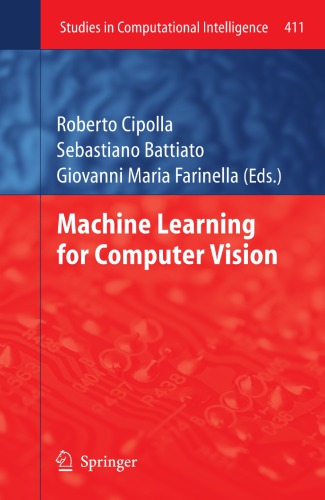 Machine learning for computer vision