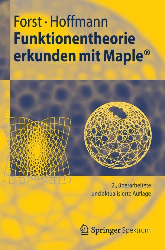 Funktionentheorie Erkunden Mit Maple