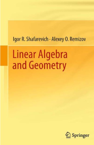 Linear Algebra and Geometry