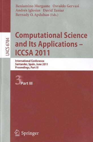 Computational science and its applications : proceedings