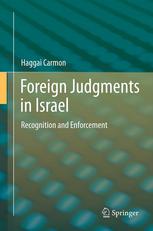 Foreign Judgments in Israel Recognition and Enforcement