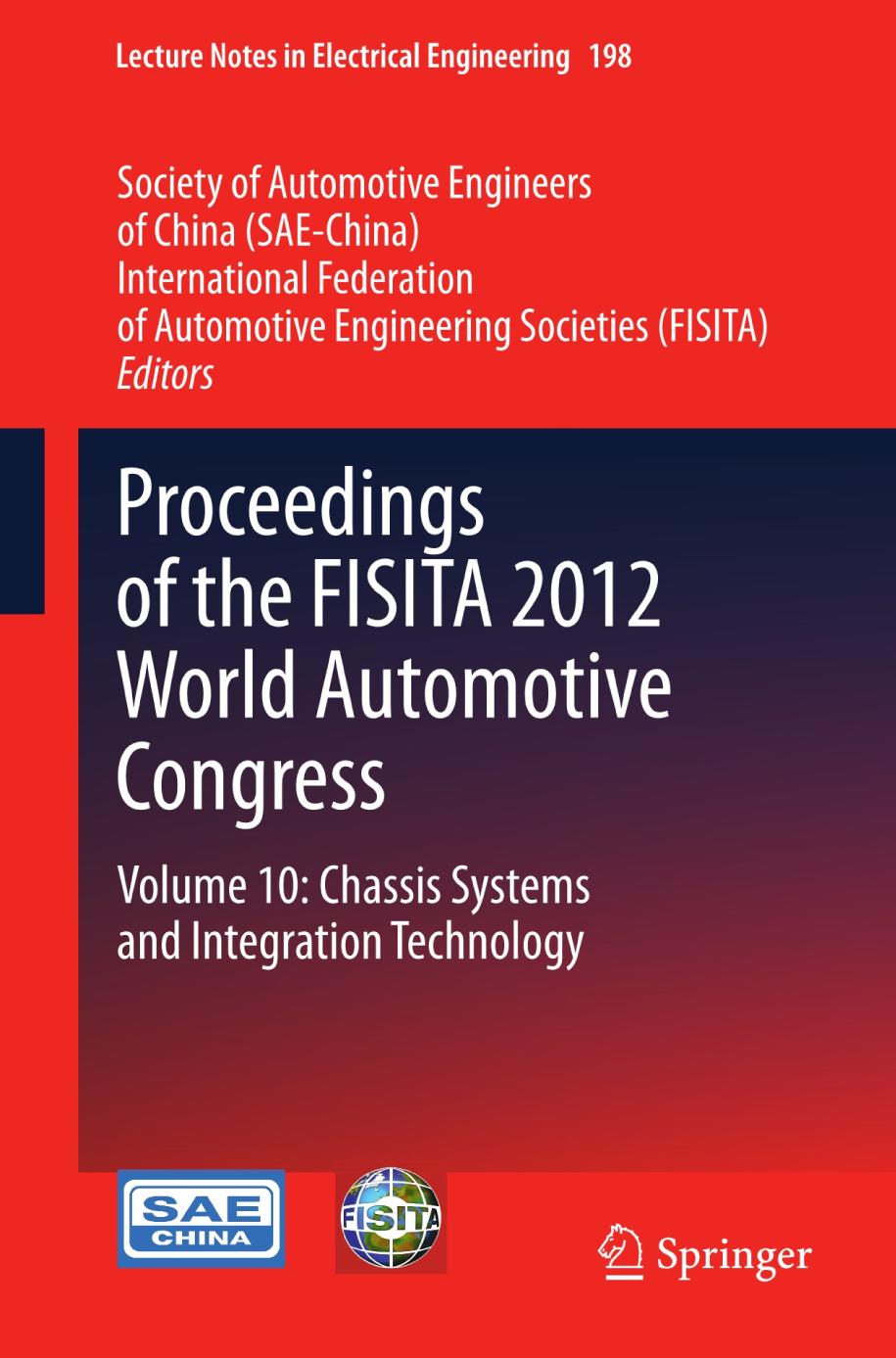 Proceedings of the FISITA 2012 World Automotive Congress