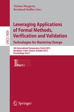 Leveraging Applications of Formal Methods, Verification and Validation