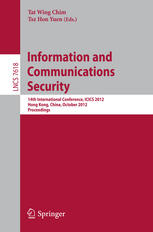 Information and communications security 14th international conference ; proceedings