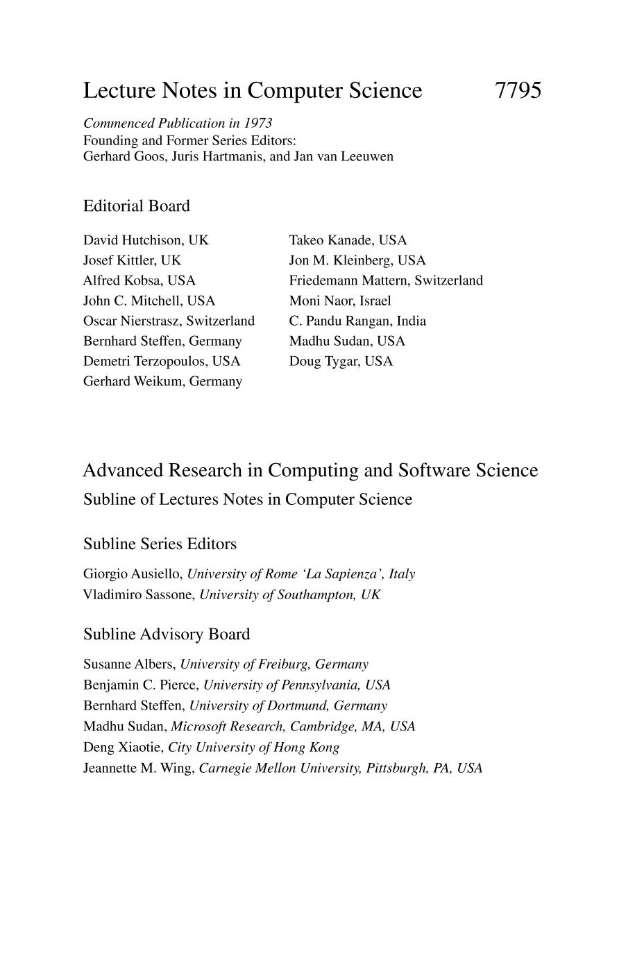 Tools and Algorithms for the Construction and Analysis of Systems 19th International Conference, TACAS 2013, Held as Part of the European Joint Conferences on Theory and Practice of Software, ETAPS 2013, Rome, Italy, March 16-24, 2013. Proceedings