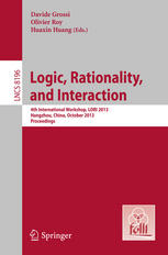 Logic, rationality, and interaction 4th international workshop ; proceedings