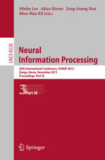 Neural information processing : 20th International Conference, ICONIP 2013, Daegu, Korea, November 3-7, 2013. Proceedings. Part II