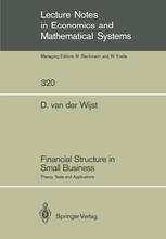 Financial Structure in Small Business : Theory, Tests and Applications