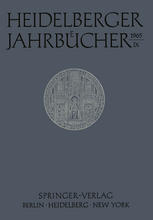 Heidelberger Jahrbücher