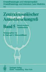 Zentraleuropäischer Anaesthesiekongreß : Intensivmedizin Notfallmedizin