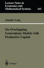 On overlapping generations models with productive capital