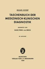 Taschenbuch der Medizinisch-Klinischen Diagnostik