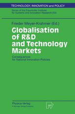 Globalisation of R&d and Technology Markets : Consequences for National Innovation Policies.