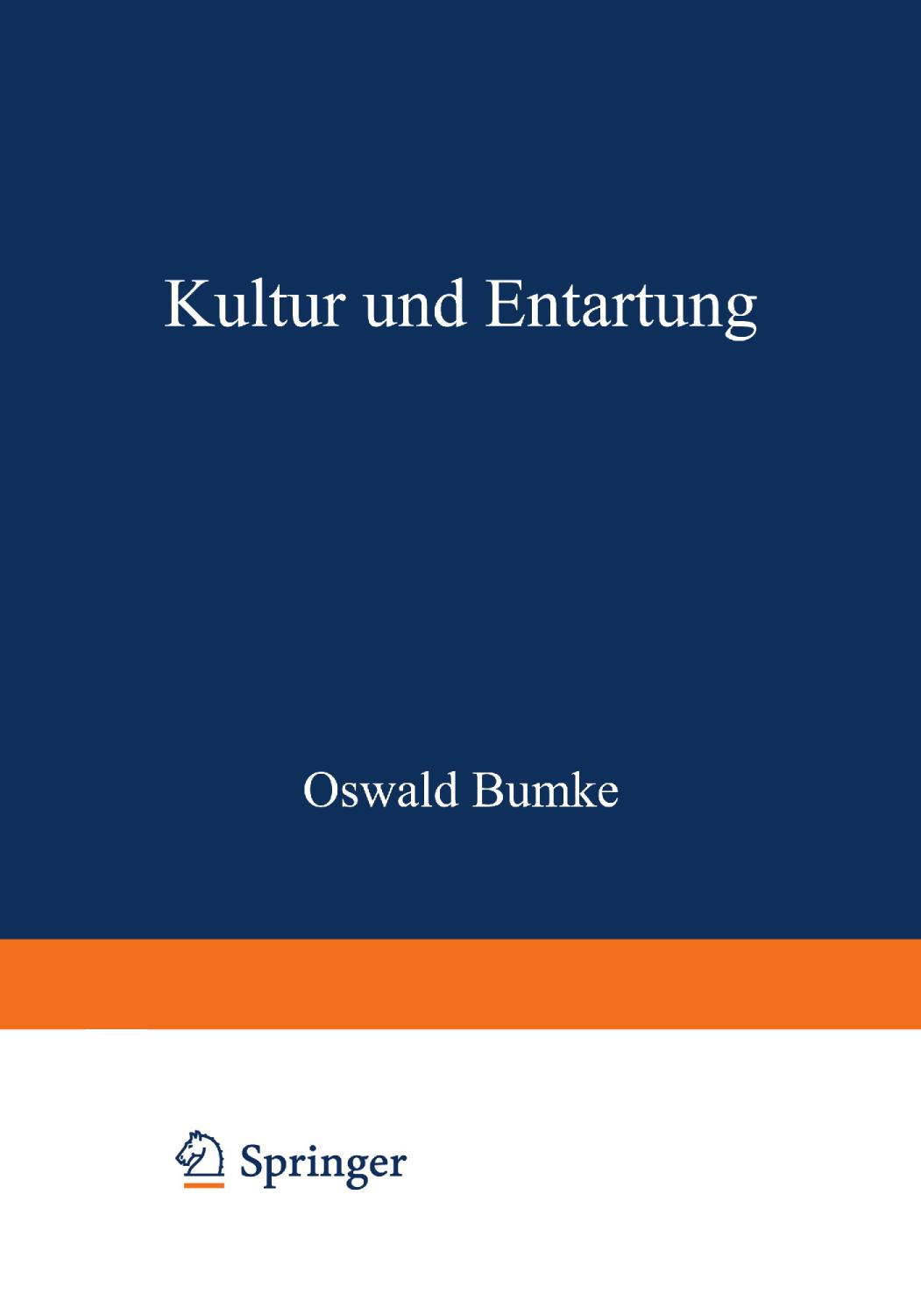 Kultur und Entartung