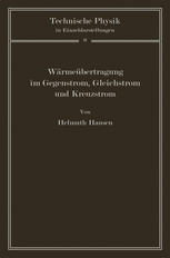 Wärmeübertragung im Gegenstrom, Gleichstrom, und Kreuzstrom.