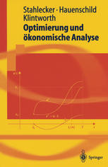 Optimierung und ökonomische Analyse