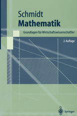 Mathematik Grundlagen für Wirtschaftswissenschaftler