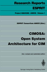 CIMOSA: Open System Architecture for CIM.