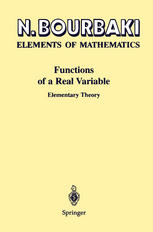 Functions of a Real Variable : Elementary Theory