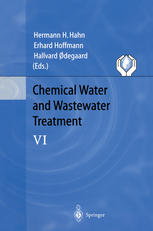 Chemical water and wastewater treatment VI : proceedings of the 9th Gothenburg Symposium 2000, October 02-04, 2000, Istanbul, Turkey