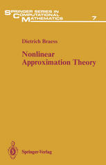 Nonlinear Approximation Theory