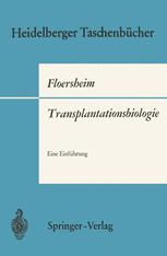 Transplantationsbiologie : Eine Einführung