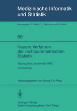 Neuere Verfahren der nichtparametrischen Statistik : Tagung, Graz, 23.-27. September 1985 Proceedings