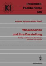 Wissensarten und ihre Darstellung : Beiträge aus Philosophie, Psychologie, Informatik und Linguistik