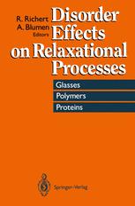 Disorder Effects on Relaxational Processes : Glasses, Polymers, Proteins