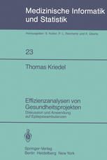 Effizienzanalysen von Gesundheitsprojekten : Diskussion und Anwendung auf Epilepsieambulanzen