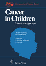 Cancer in Children : Clinical Management