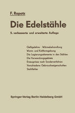 Die Edelstähle.