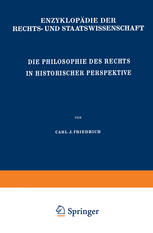 Die Philosophie des Rechts in historischer Perspektive.