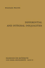 Differential and Integral Inequalities