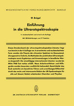Einführung in Die Ultrarotspektroskopie