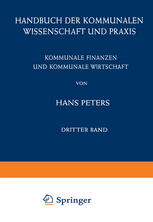 Kommunale Finanzen und Kommunale Wirtschaft