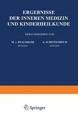 Ergebnisse der Inneren Medizin und Kinderheilkunde : Einundsechzigster Band