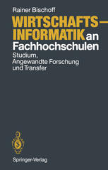 Wirtschaftsinformatik an Fachhochschulen Studium, Angewandte Forschung und Transfer