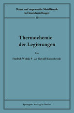 Thermochemie der Legierungen