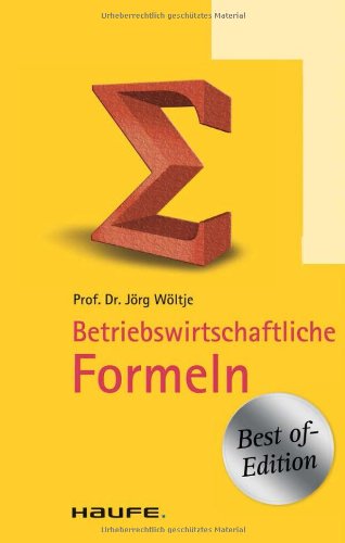 Betriebswirtschaftliche Formeln