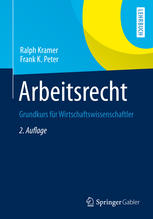 Arbeitsrecht : Grundkurs für Wirtschaftswissenschaftler