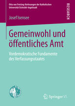 Gemeinwohl Und Offentliches Amt