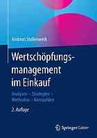 Wertschopfungsmanagement Im Einkauf