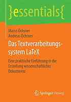 Das Textverarbeitungssystem LaTeX