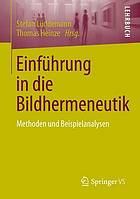 Einfuhrung in Die Bildhermeneutik